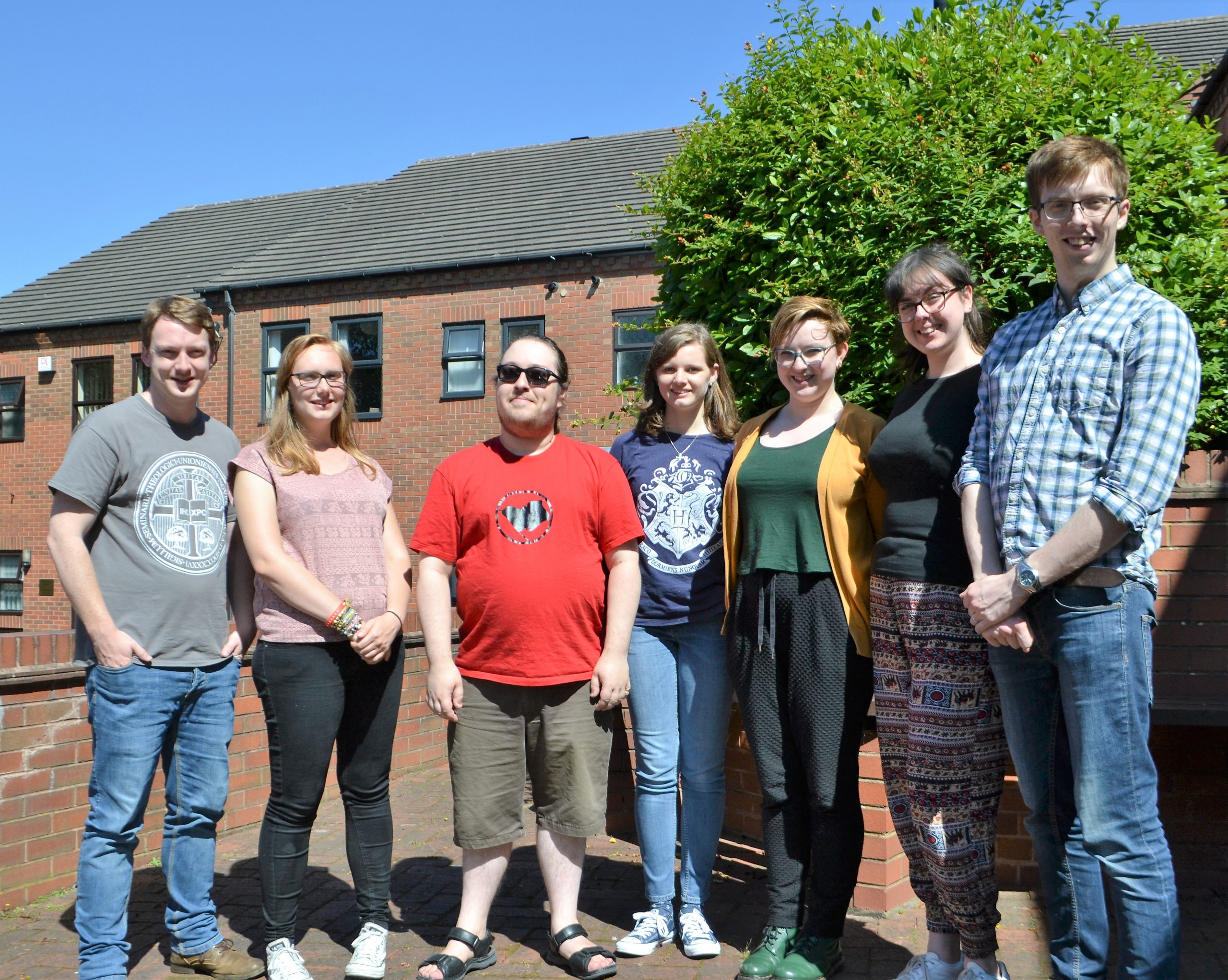 Gemma King, middle, with members of SCM General Council 2016-17