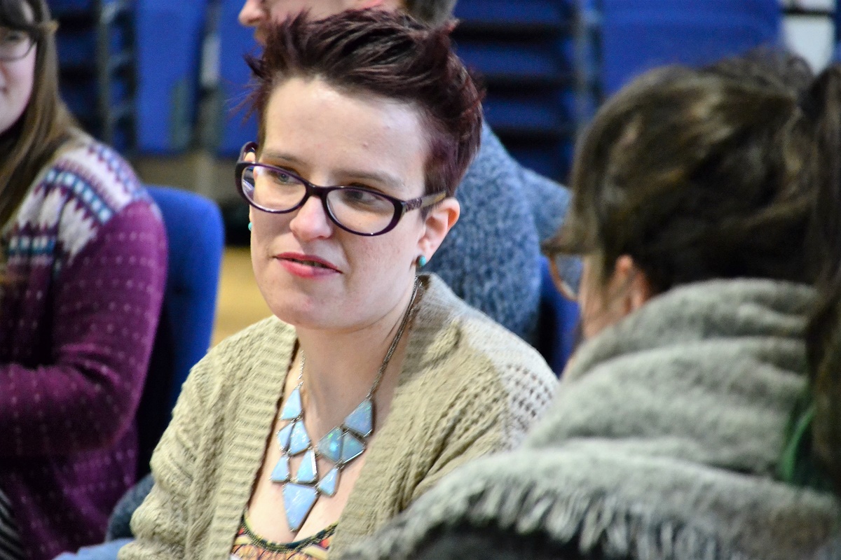 Debbie at Taize gathering