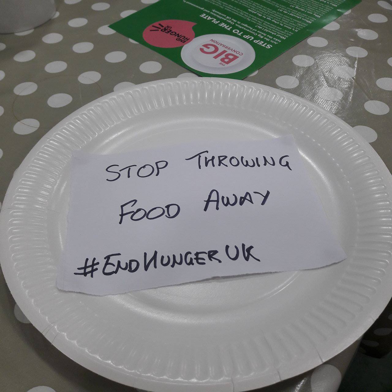 Stop throwing food away - photo from Big Convo