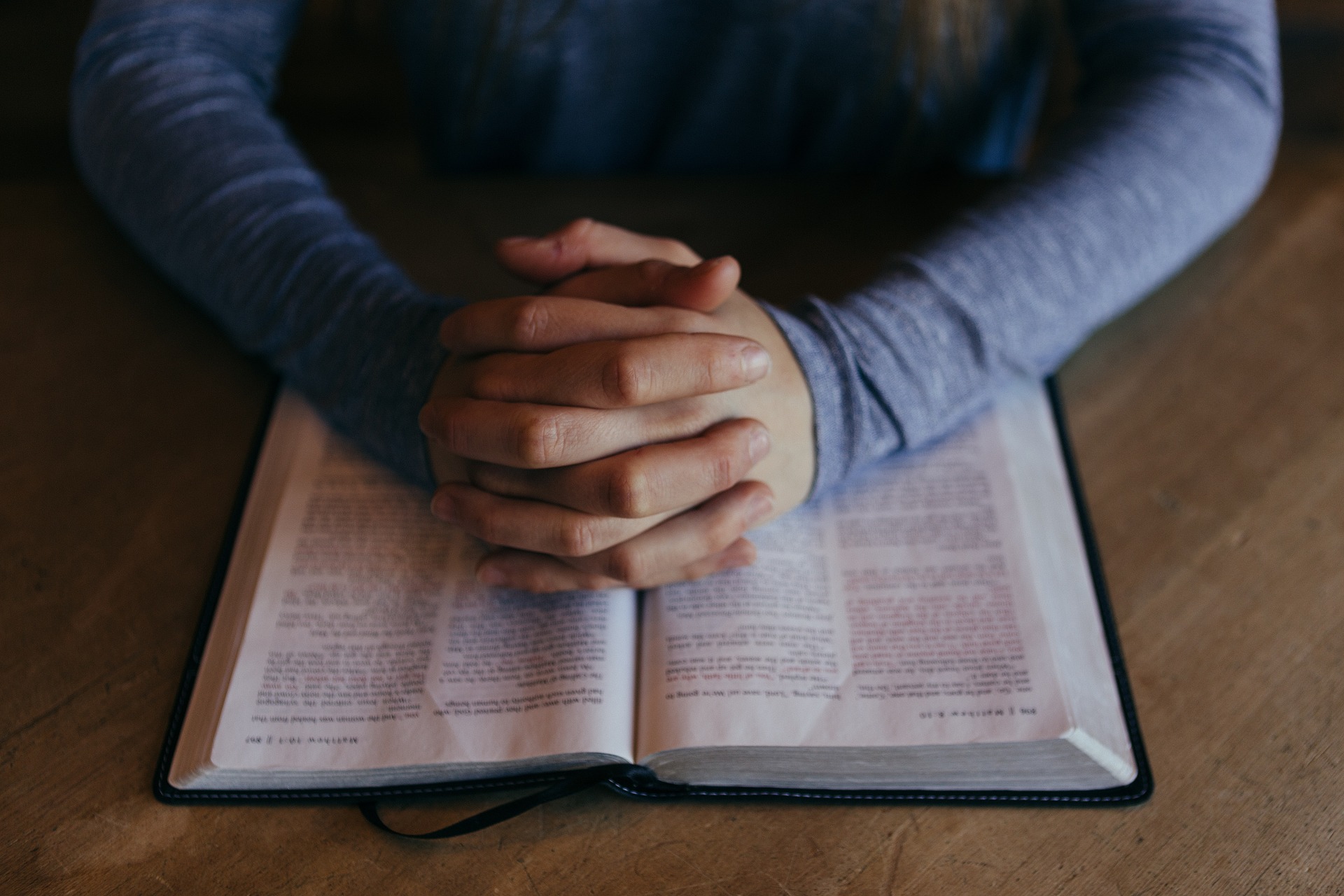 Bible study - hands
