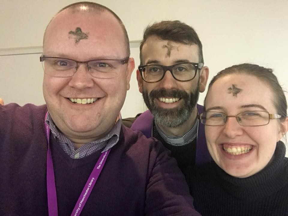 Ash Wednesday photo taken by Nicholas Campbell.