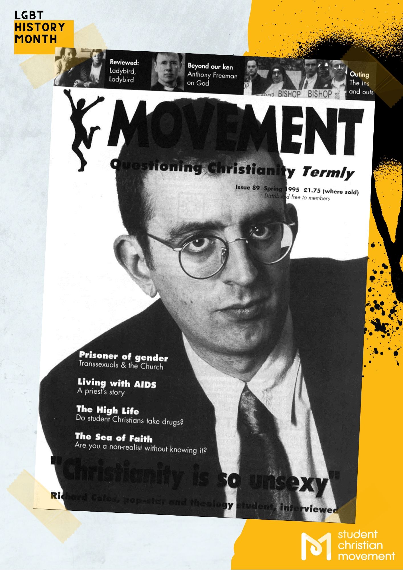 lgbt history month template portrait